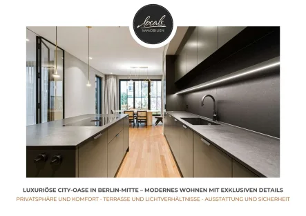 Titelbild - Wohnung kaufen in Berlin - Exklusive Gelegenheit! Luxuriöse City-Oase in Berlin-Mitte – modernes Wohnen mit exklusiven Details