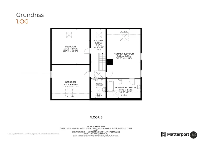 Grundriss 1.OG