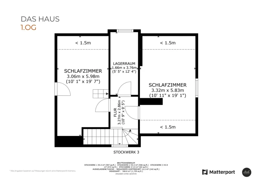 Grundriss Obergeschoss