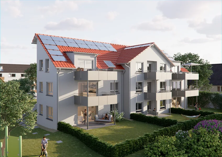 Ochsenbacher Straße 15 - Wohnung kaufen in Hohenhaslach Sachsenheim - gemütliche 2-Zimmer-Dachgeschosswohnung
