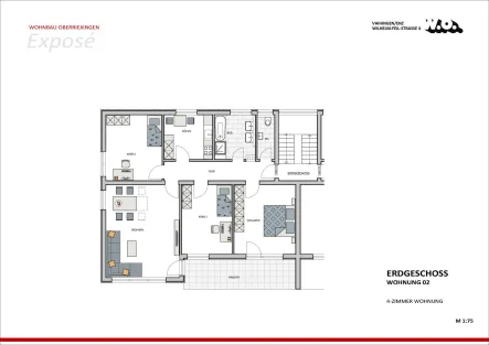 Expose WHG 02 Online - Wohnung mieten in Vaihingen an der Enz - Geräumige 4-Zimmer-Wohnung im Erdgeschoss