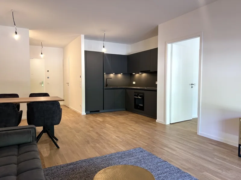Wohn- und Essbereich (Musterbild) 1 - Wohnung kaufen in Hamburg - HEINRICH45 – Eine runde Sache.