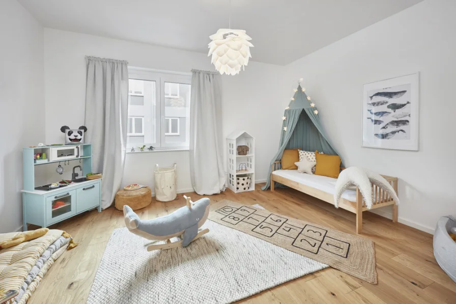 Kinderzimmer - Haus kaufen in Hannover - Familien aufgepasst: Hier findet jeder seinen Platz!