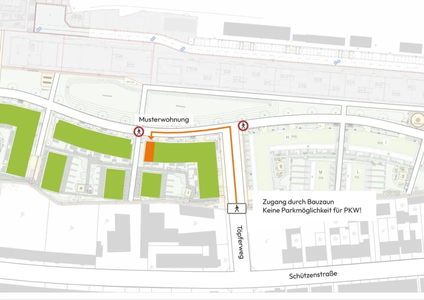 Lageplan Musterwohnung