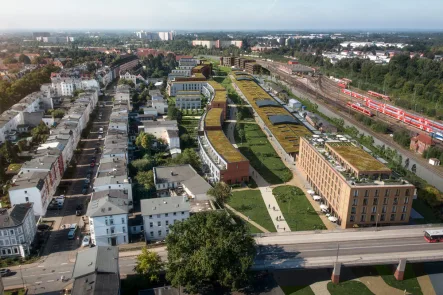 Visualisierung - Wohnung mieten in Lübeck - NEUE MEILE - Penthouse in St. Lorenz