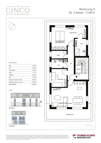 Grundriss Wohnung 5