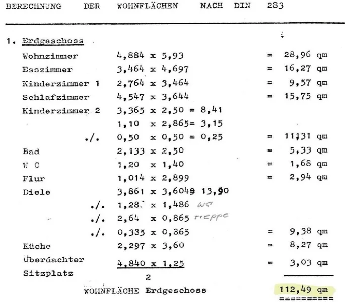 Wohnfläche EG