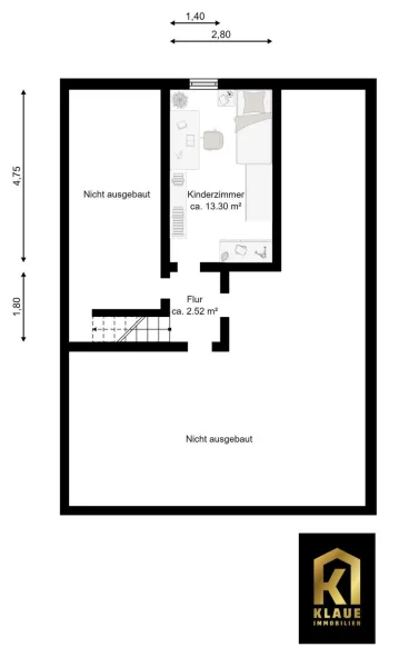 Grundriss Dachgeschoss (skizziert)