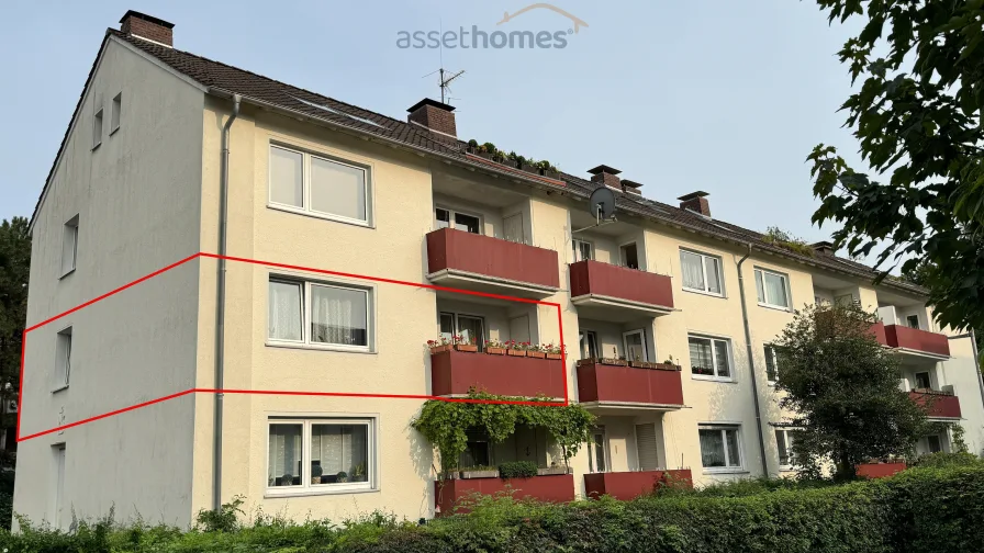 Erstes Obergeschoss - Wohnung kaufen in Bielefeld - 3 Zimmerwohnung im 1.OG in 33604 Bielefeld - 70 qm - vermietet