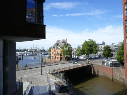 Ausblick aus einem der Zimmer - Büro/Praxis mieten in Hamburg - PROVISIONSFREI - mit Balkon!
