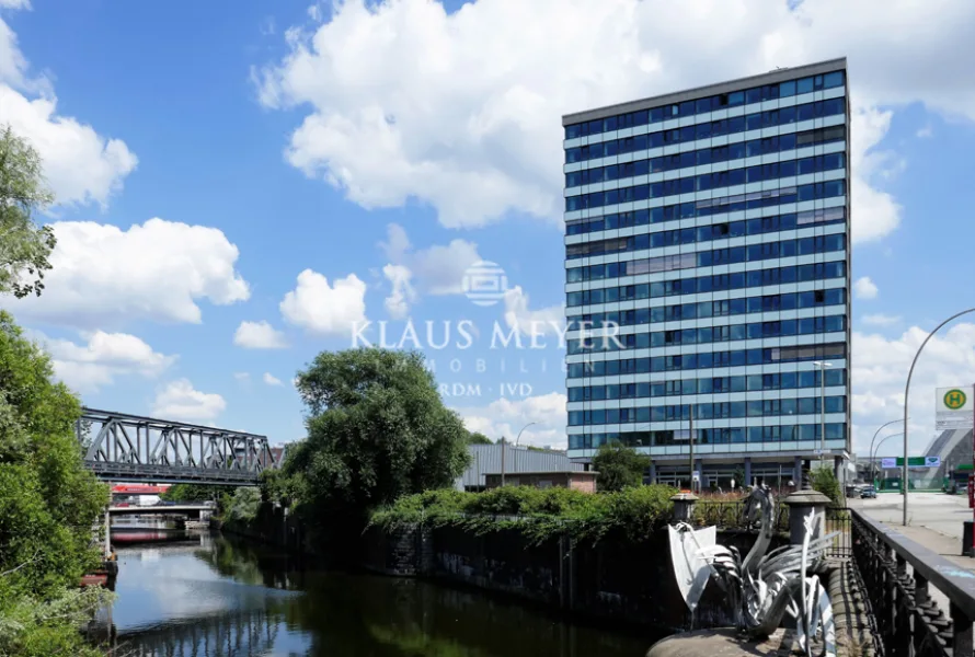 Ansicht  - Büro/Praxis mieten in Hamburg - Büro in Hamburg mieten, 2. oder 7. OG Blick über Hammerbrook, provisionsfrei