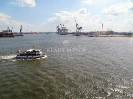 an der Elbe - Büro/Praxis mieten in Hamburg - Elb- und Hafenblick - repräsentative Büros in einzigartiger Lage mit Terrasse, provisionsfrei!