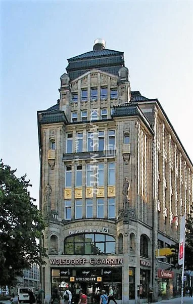 Ansicht - Büro/Praxis mieten in Hamburg - Erstbezug, provisionsfrei - historisches Kontorhaus, 1a-Lage