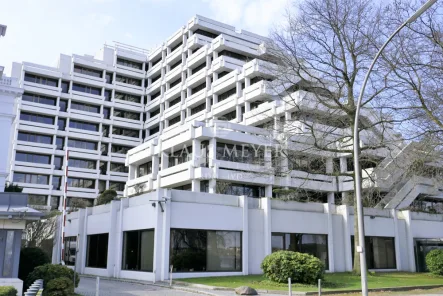 Alsterblick - Büro/Praxis mieten in Hamburg - Tolles Büro in Hamburg mit Blick auf die Außenalster, Balkone, provisionsfrei