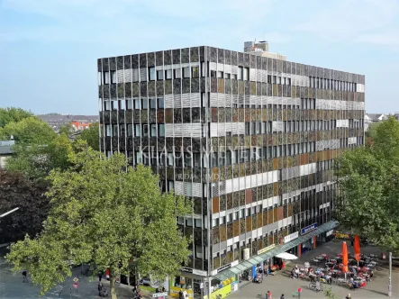 Gesamtansicht  - Büro/Praxis mieten in Hamburg Eimsbüttel - Genießen Sie den Weitblick aus dem 7. OG, sogar provisionsfrei