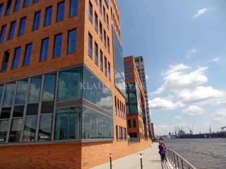 an der Elbe - Büro/Praxis mieten in Hamburg - Elb- und Hafenblick - repräsentative Büros in einzigartiger Lage mit Terrasse, provisionsfrei!