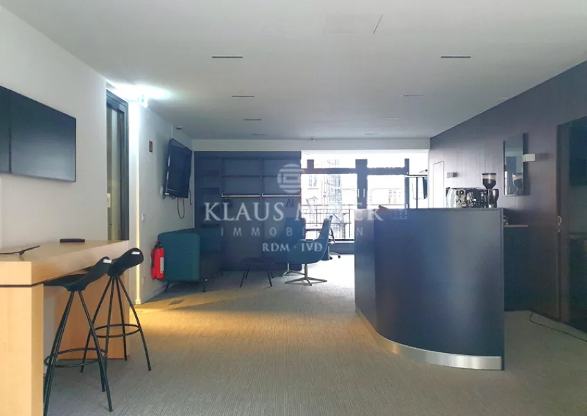 Büro EG  - Büro/Praxis mieten in Hamburg - mit Austritt zum Wasser, direkt am Fleet, Balkon, provisionsfrei