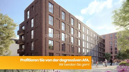 Titelbild mit Störer - Wohnung kaufen in Hamburg - Schmelze - Kultur - Stadtschimmer - Flanierfreude