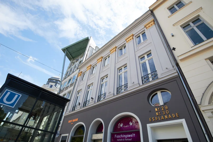 Außenansicht - Büro/Praxis mieten in Hamburg - Historische Bürofläche - frisch renoviert und in bester Innenstadtlage *Provisionsfrei für den Mieter*