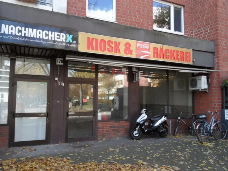 Außenansicht - Laden/Einzelhandel mieten in Hamburg - Gut gelegene Ladenfläche in Lokstedt/Hoheluft