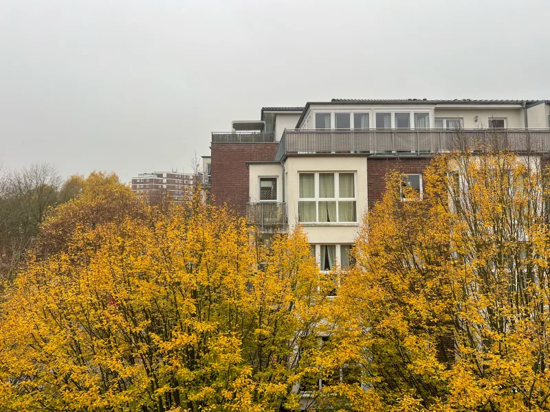 Blick ins Grüne - Wohnung kaufen in Hamburg - Wohnen mit Aufzug und Tiefgarage nahe U-Bahn