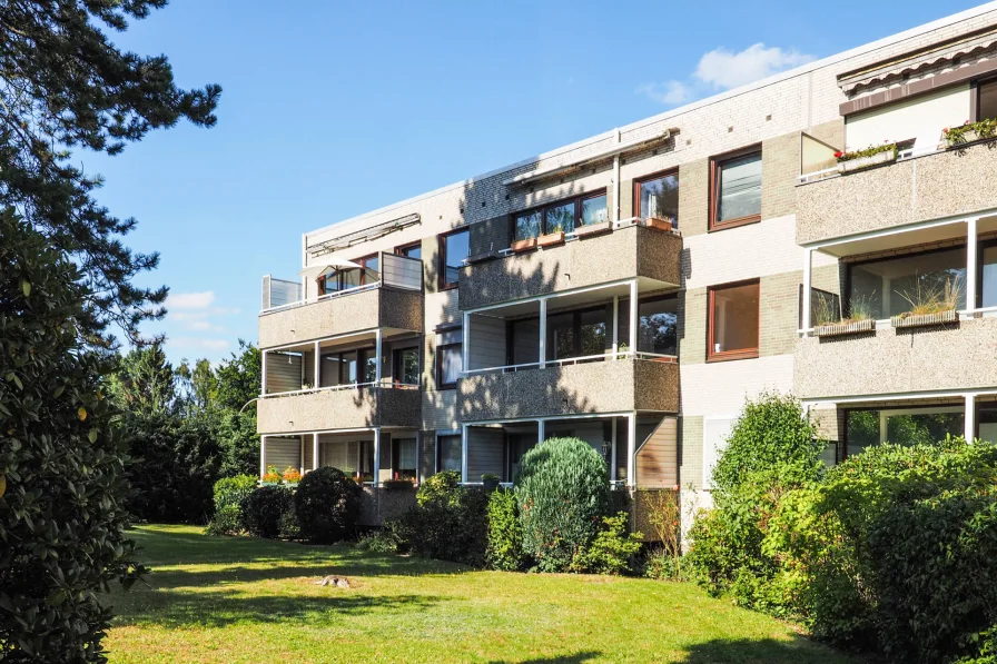 Die Südseite - Wohnung kaufen in Hamburg - Rahlstedt-Oldenfelde: Großzügige Wohnung mit Süd-Balkon und Tiefgarage