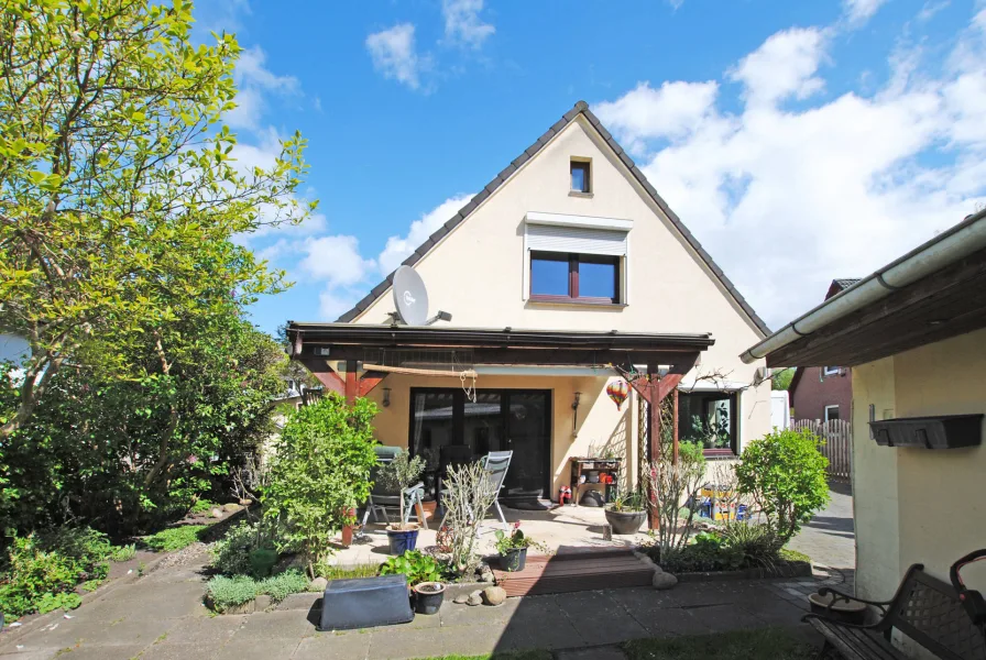 Haus und Terrasse