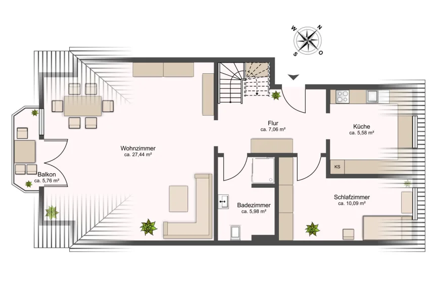 Grundriss 1. Etage 