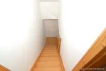 Treppe zum Dachgeschoss