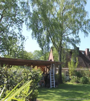 Rückansicht - Haus kaufen in Hamburg / Neuengamme - Auch als Kapitalanlage interessant!!Doppelhaushälfte mit großem Grundstück in ruhiger Lage in Neuengamme