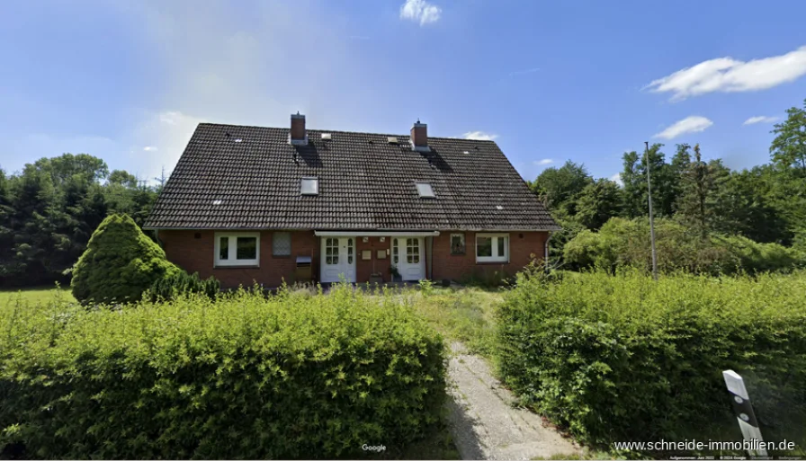 Titelbild - Haus kaufen in Hamburg - Doppel- oder Zweifamilienhaus - Stadtnah leben, ländlich wohnen - gut angebunden am Eichbaumsee