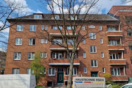 Hausansicht - Horner Weg 243/245 - Wohnung mieten in Hamburg - 2-Zimmer-Wohnung am Horner Weg, Ecke O'Swaldstraße