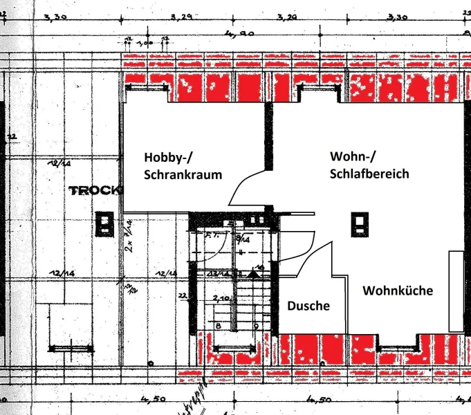 Grundrisse Weddestraße 49 - DG