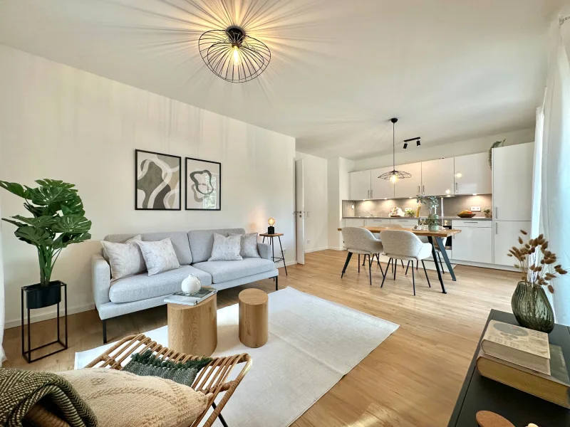Musterwohnung - Wohnung mieten in Rellingen - Smart und Stilvoll: Perfekt geschnitten
