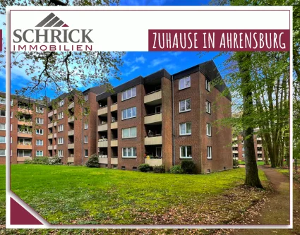 SCHRICK IMMOBILIEN: Ahrensburg - Wohnung kaufen in AHRENSBURG - WALDGUT HAGEN - Ruhiges Wohnen mit Blick ins Grüne als Kapitalanlage: 3-4 Zimmer-Wohnung am Waldrand!