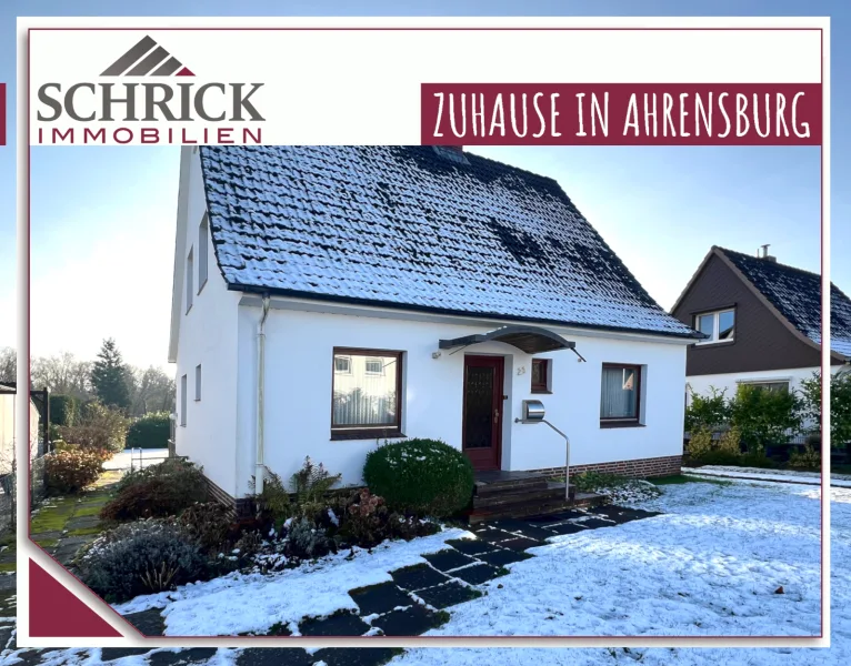 SCHRICK IMMOBILIEN: Ahrensburg - Haus kaufen in Ahrensburg - Reesenbüttel West - Ihr Familienparadies in Ahrensburg - West: Viel Potenzial für Ihr Zuhause mit Blick in die Natur!