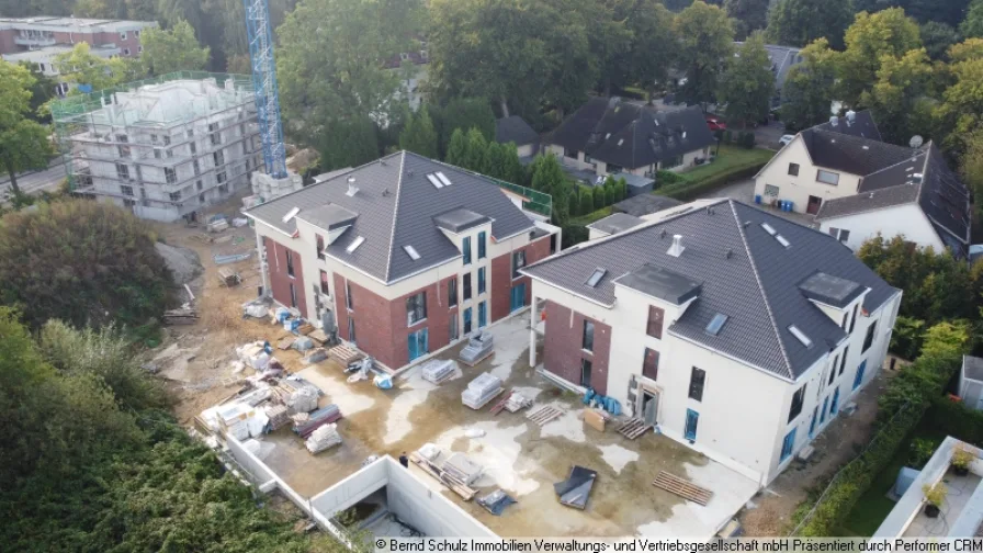 Hausansicht - Wohnung kaufen in Halstenbek - Neubauprojekt: Erdgeschosswohnung mit West-Terrasse