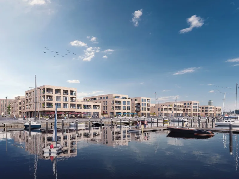 Außenansicht - Wohnung kaufen in Lübeck-Travemünde - Jeden Tag Schiffe zählen - Stilvolle Ferienwohnung mit Traveblick