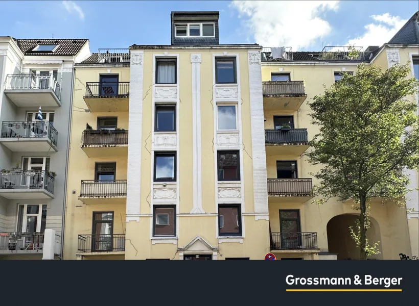 Außenansicht - Wohnung kaufen in Hamburg - Altbauwohnung mitten in Eimsbüttel