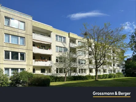 Rückansicht - Wohnung kaufen in Hamburg - Familienfreundliche ETW in Hummelsbüttel