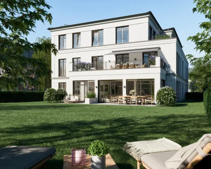  - Wohnung kaufen in Hamburg / Groß-Flottbek - Exklusive Neubauwohnung mit Blick ins Grüne