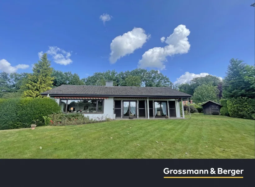 Außenansicht - Haus kaufen in Bendestorf - Bungalow auf einem Erbpachtgrundstück