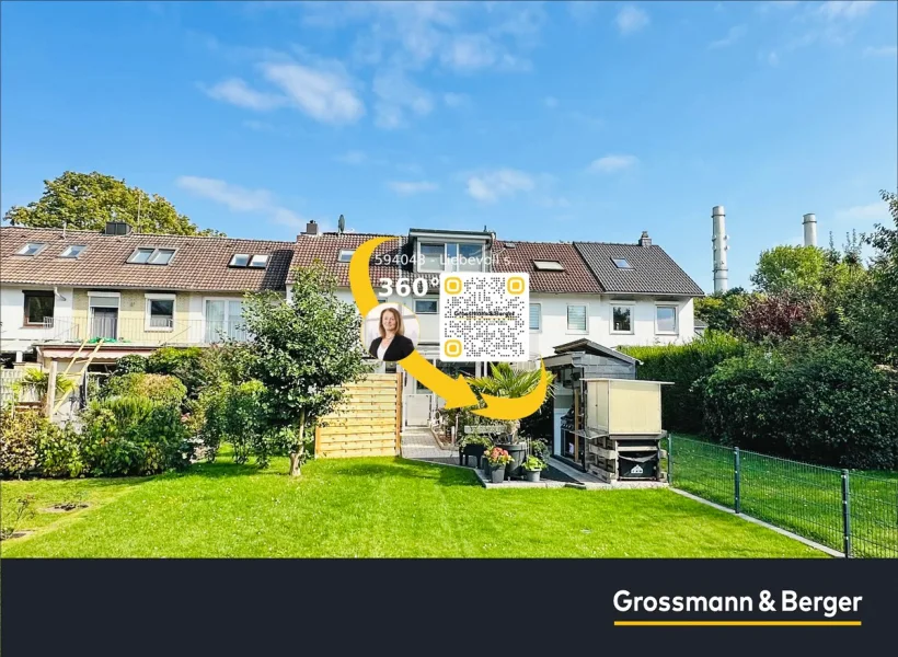 Gartenansicht - Haus kaufen in Wedel - Liebevoll saniert in Elbnähe