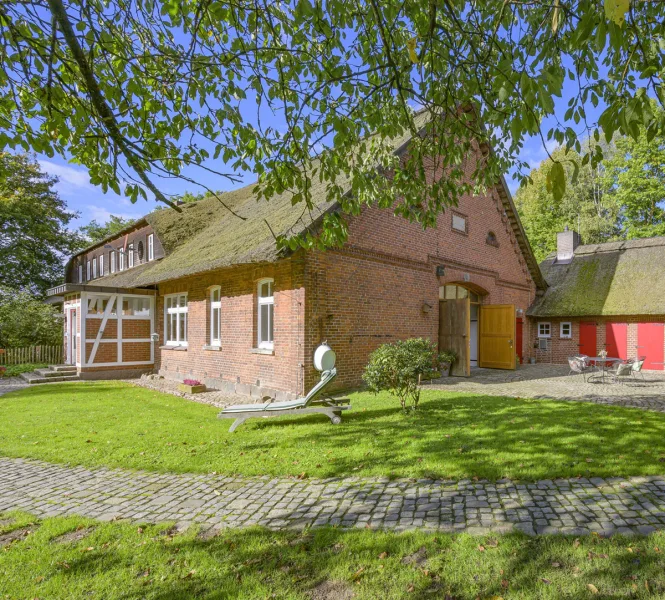 Außenansicht - Haus kaufen in Boitze - Historischer Wohntraum im Umland von Lüneburg