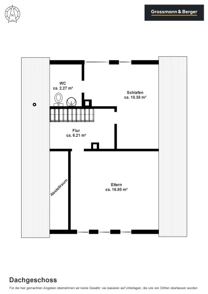 Grundriss Dachgeschoss 