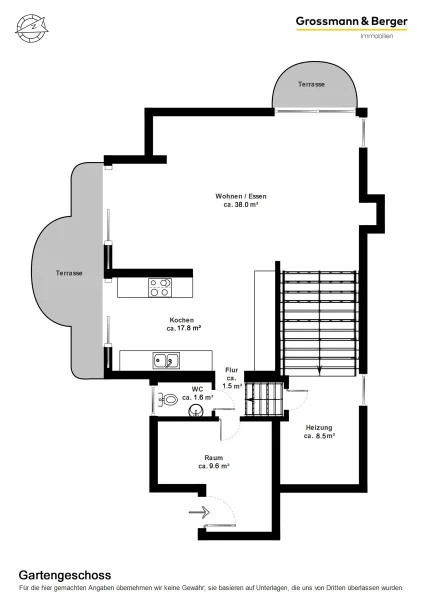 Grundriss Gartengeschoss