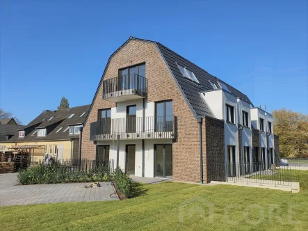 Ansicht - Wohnung kaufen in Hamburg Bramfeld - Moderne Garten-Maisonette-Wohnung "Haus im Haus - Charakter"