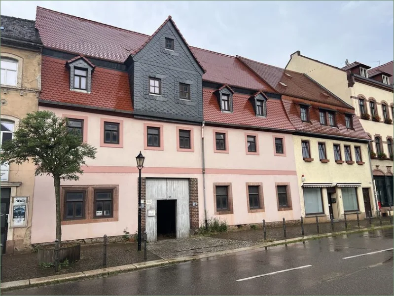 Außenansicht - Haus kaufen in Lunzenau - Sanierungsobjekt in bester Lage!