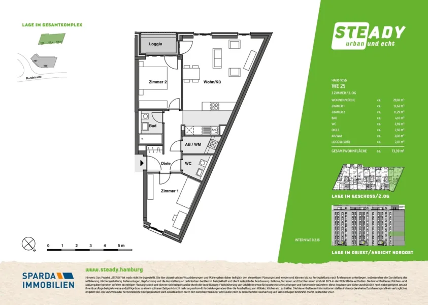 Grundriss Wohnung 25