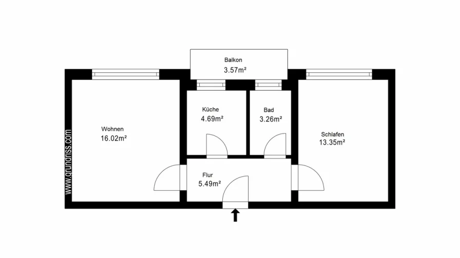 Wohnungsgrundriss